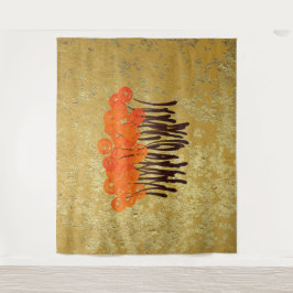 Abstrakte Rote Rosen Wandteppich