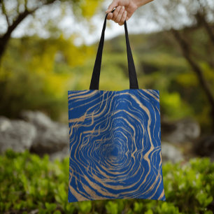 Abstrakte Royal Fashion Imitats Gold Maze Inspirie Tasche