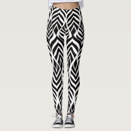 Abstrakte Safari-Wildtier-Tierdruck-Leggings Leggings