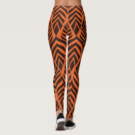 Abstrakte Safari-Wildtier-Tierdruck-Leggings Leggings