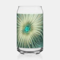Abstrakte Sage-Grün Fantasy-Blumen-Fraktal-Kunst