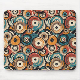Abstrakte Schallplatten-Mauspad Mousepad