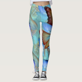 Abstrakte Schmetterlinge Leggings