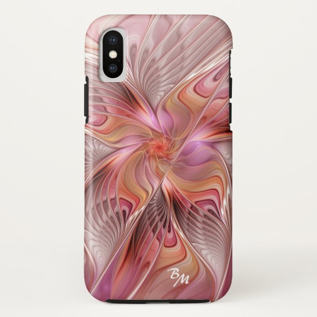 Abstrakte Schmetterlingsfarben des Fraktals Art Mo Case-Mate iPhone Hülle (Rückseite)