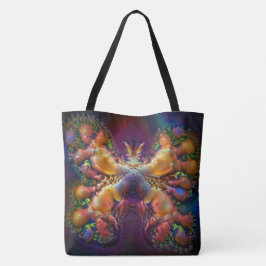 Abstrakte SchmetterlingsTasche Tasche