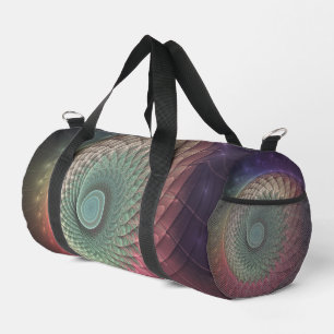 Abstrakte Schnecke Farben Modernes Fraktal Kunst, Duffle Bag