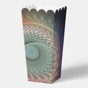 Abstrakte Schnecke Farbige moderne fraktale Kunst Geschenkschachtel