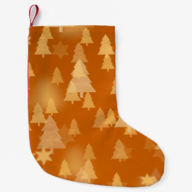 Abstrakte Schneeflocken. 2d Abbildung. Weihnachtst Kleiner Weihnachtsstrumpf (Vorderseite)