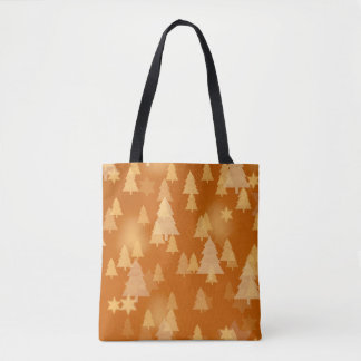Abstrakte Schneeflocken. 2d Abbildung. Weihnachtst Tasche