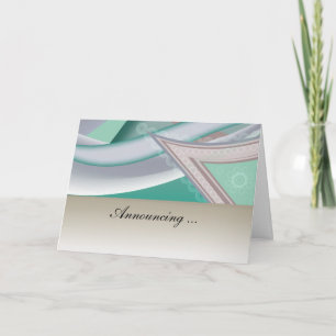 Abstrakte Schokoladen-Minze Ankündigung