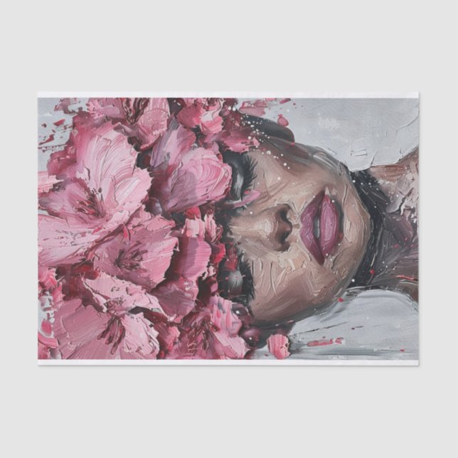 Abstrakte Schönheit9 Seidenpapier (Vorderseite)