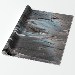 Abstrakte Schwarz-Graumalerei Geschenkpapier