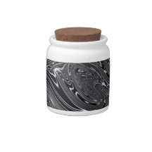 Abstrakte Schwarz-Weiß-Digitale Kunst-Süßspeise