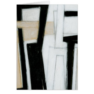 Abstrakte Schwarz-Weiß-Malerei
