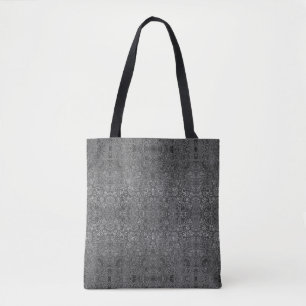 Abstrakte schwarz-weiße Muster Tasche