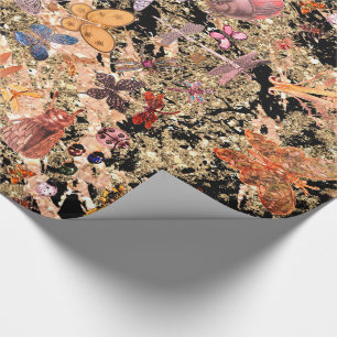 Abstrakte schwarze geschenkpapier