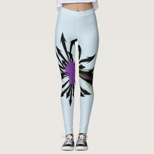 Abstrakte Schwarze Pfeile Leggings