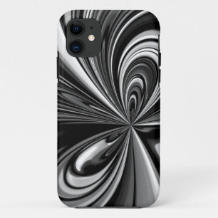 Abstrakte Schwarzweißbohne Case-Mate iPhone Hülle