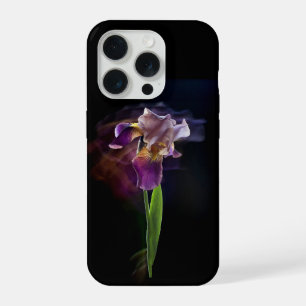 Abstrakte Schwertlilie – Elegante Blumenkunst iPhone 15 Pro Hülle
