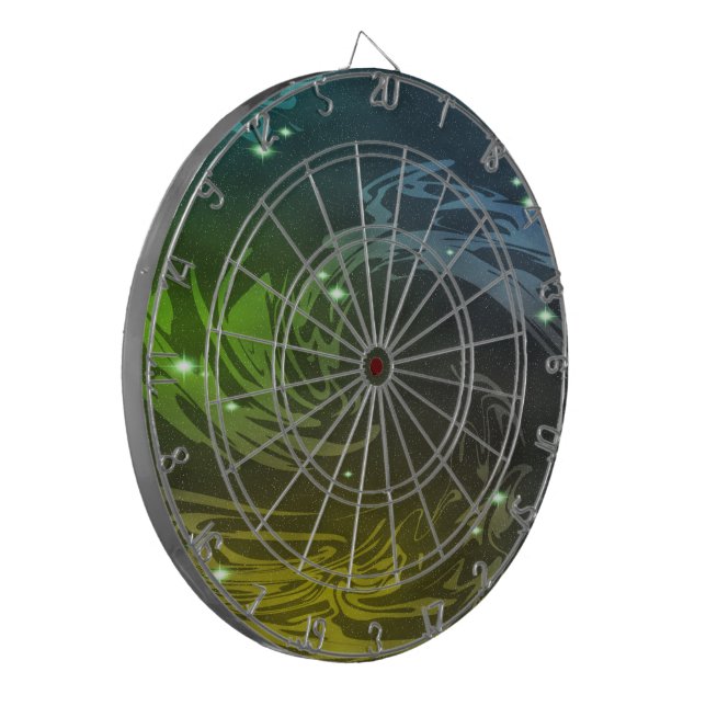 Abstrakte Schwimme Dartscheibe (Vorderseite Links)