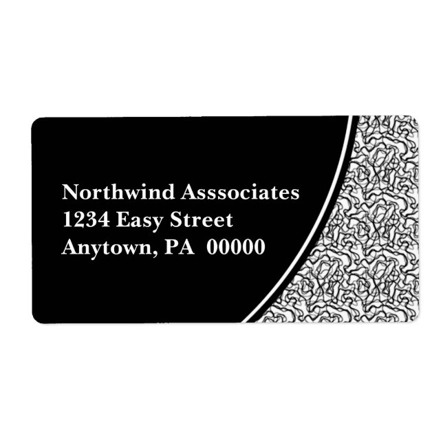 Abstrakte Scribbles - Versandmarke (Vorne)