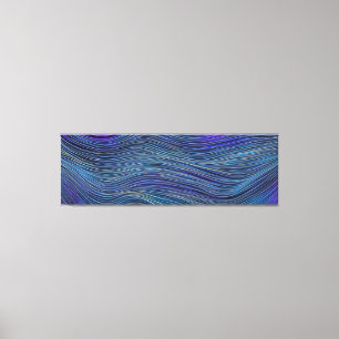 Abstrakte Seascape Fractured Waves 05 Leinwanddruck