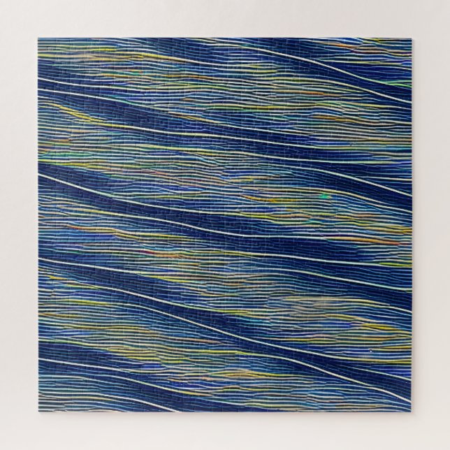 Abstrakte Seascape Fractured Waves 08 (Vertikal)