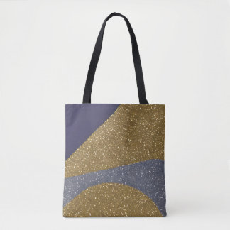 Abstrakte Seascape Fractured Waves 10 Tasche