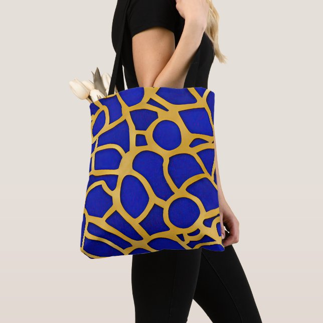 Abstrakte Seascape Fractured Waves 11 Tasche (Von Nahem)