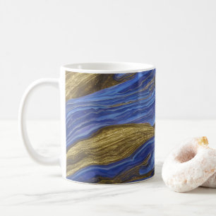 Abstrakte Seascape Fractured Waves 14 Kaffeetasse