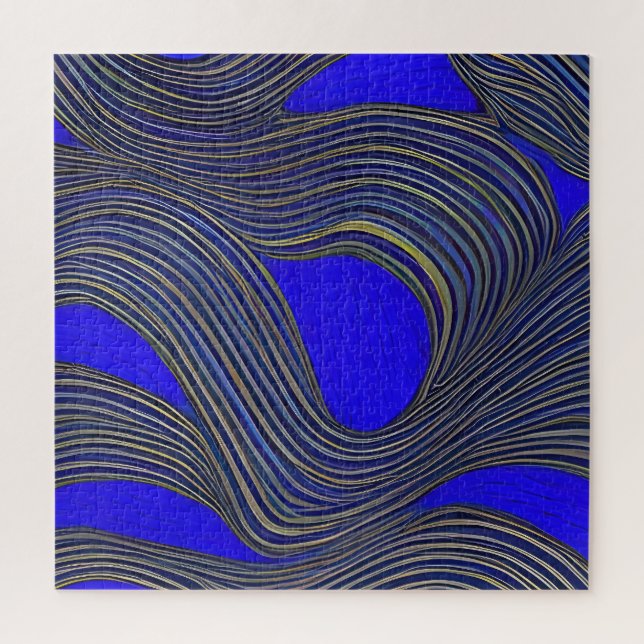 Abstrakte Seascape Fractured Waves 18 (Vertikal)