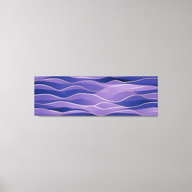 Abstrakte Seascape Fractured Waves 26 Leinwanddruck (Vorderseite)