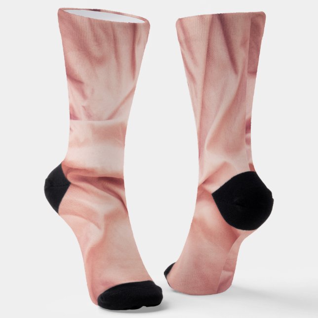 Abstrakte Seidenstruktur Socken (Gewinkelt)