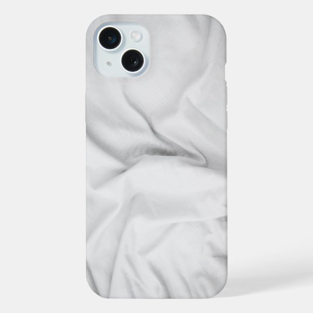 Abstrakte Seidentextur iPhone 15 Plus Hülle (Rückseite)