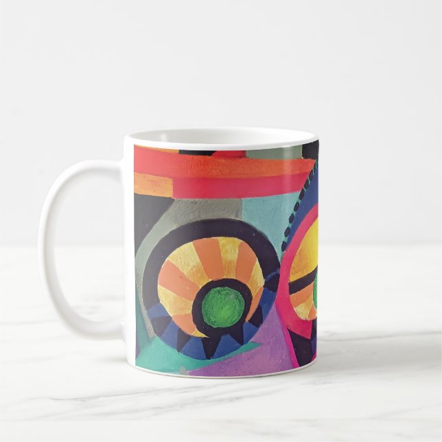 Abstrakte Seite #1 Kaffeetasse (Links)