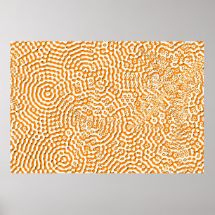 Abstrakte, sich wiederholende, nahtlose Textur Was Poster
