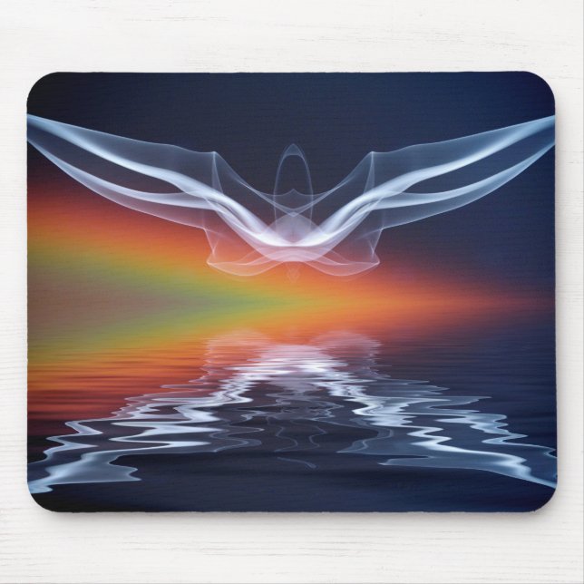 Abstrakte Silhouette Mousepad (Vorne)