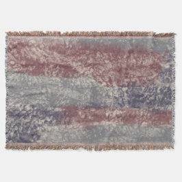 Abstrakte Soft Hues Grau Beige Dusty Rose & Lila Decke