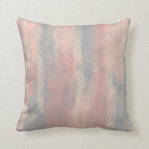 Abstrakte Soft Hues Grau Pink Kissen