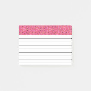 Abstrakte Sommerlinien Post-it Klebezettel