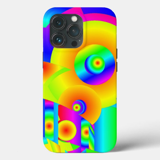 Abstrakte Sonnenblumen Case-Mate iPhone Hülle (Rückseite)