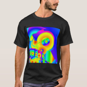 Abstrakte Sonnenblumen T-Shirt
