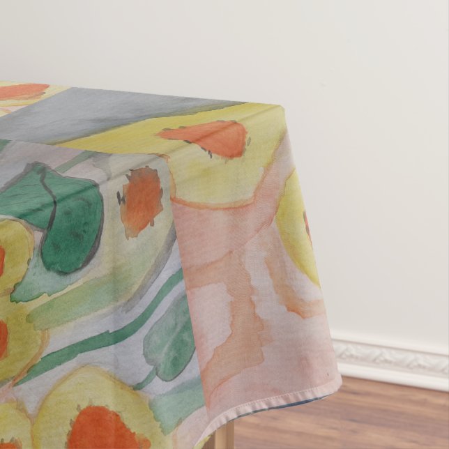Abstrakte Sonnenblumen Tischdecke (Beispiel)