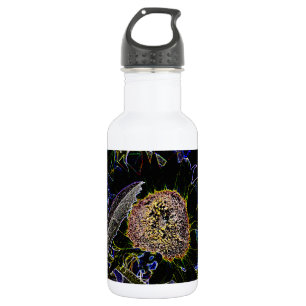 ABSTRAKTE SONNENBLUMEN TRINKFLASCHE