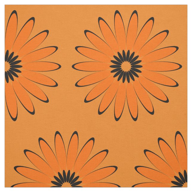 Abstrakte Sonnenblumenmuster Stoff (Muster)