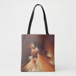 Abstrakte Sonnenstrahlen Tasche