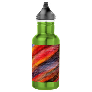 Abstrakte Sonnenuntergang Farbe Edelstahl Wasserfl Edelstahlflasche