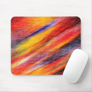 Abstrakte Sonnenuntergangsfarben-Mauspad Mousepad