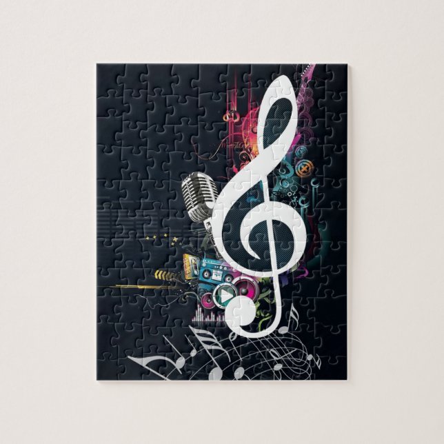 Abstrakte Spalten-Anmerkung und Mikrofon (Vertikal)