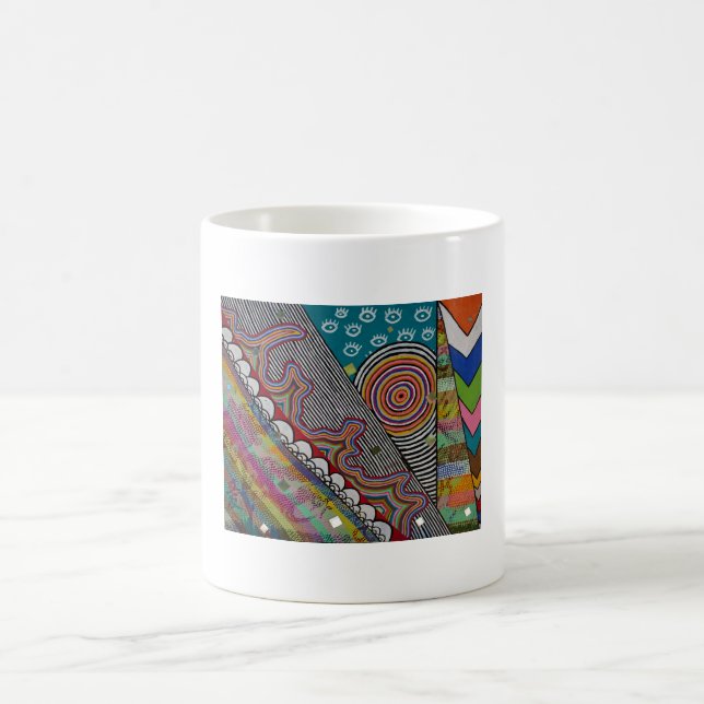 abstrakte Spiegel-Tasse Kaffeetasse (Mittel)
